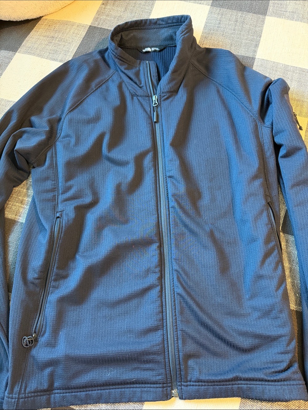 The North Face Men's Navy Zip-Up Lightweight Jacket